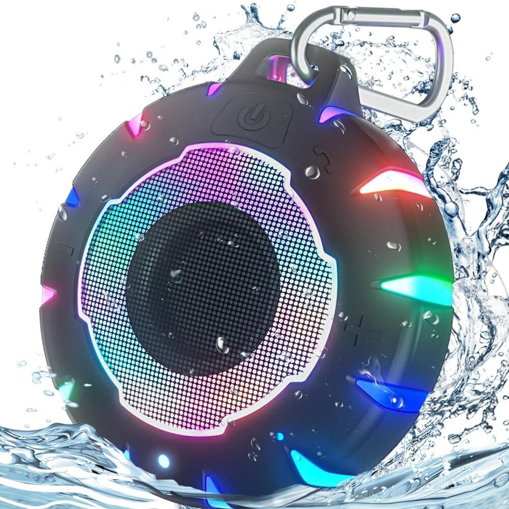 Waterproof Shower Bluetooth Speaker, Durable & Portable with Clear Sound, Ideal